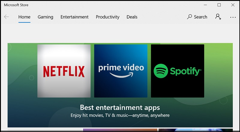 Chờ Windows Store hiện lên và vào tải lại ứng dụng